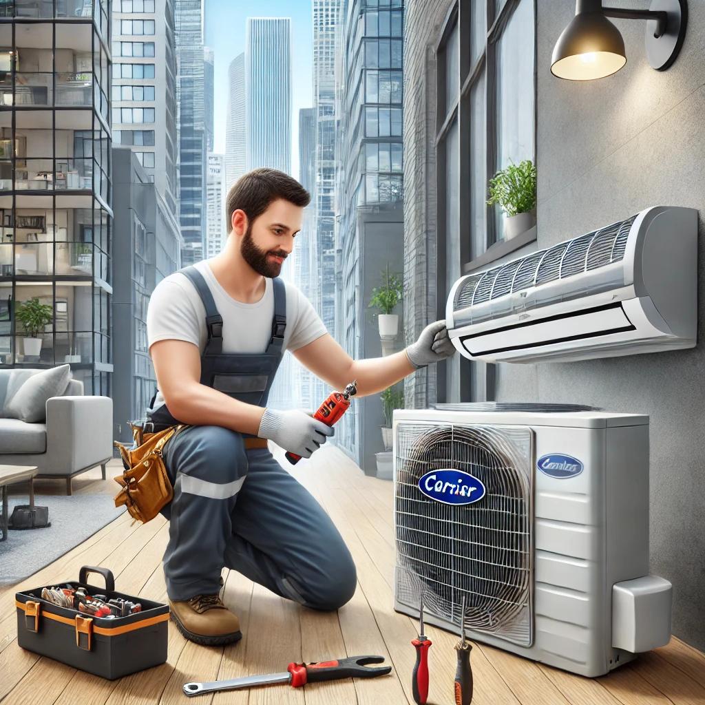 군자동 캐리어 에어컨 이전설치.jpg