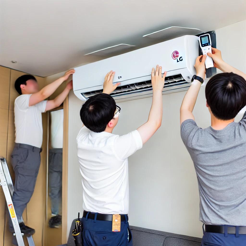 A_professional_team_installing_a_used_LG_air_condi_1.jpeg